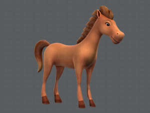 horse v01 3D Model