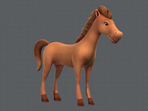 horse v01 3D Model