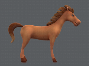 horse v01 3D Model
