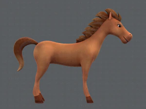 horse v01 3D Model