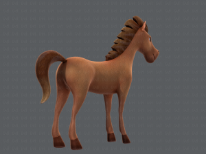 horse v01 3D Model