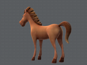 horse v01 3D Model