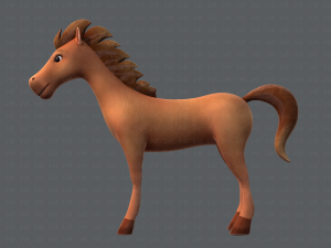 horse v01 3D Model
