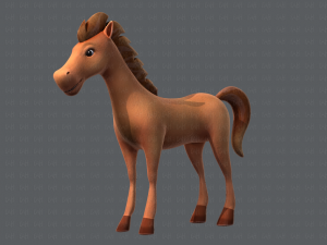 horse v01 3D Model