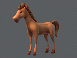 horse v01 3D Model