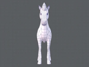 horse v01 3D Model