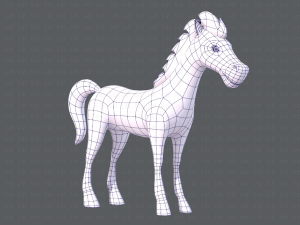 horse v01 3D Model
