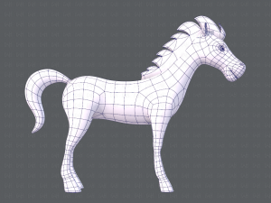 horse v01 3D Model