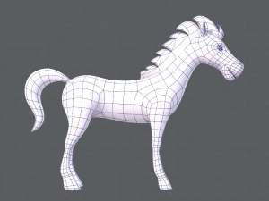 horse v01 3D Model