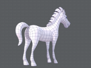 horse v01 3D Model