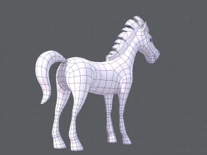 horse v01 3D Model