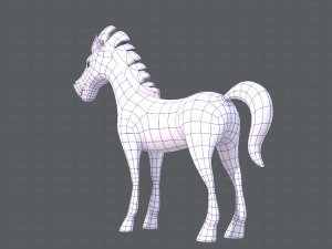 horse v01 3D Model