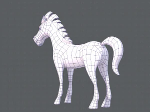 horse v01 3D Model