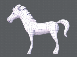 horse v01 3D Model