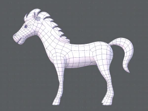 horse v01 3D Model