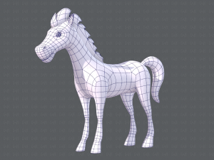 horse v01 3D Model