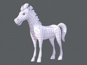 horse v01 3D Model
