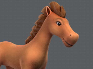horse v01 3D Model