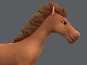 horse v01 3D Model
