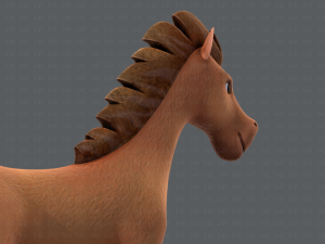 horse v01 3D Model