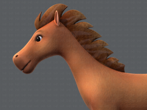 horse v01 3D Model