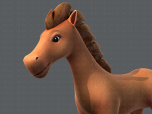horse v01 3D Model