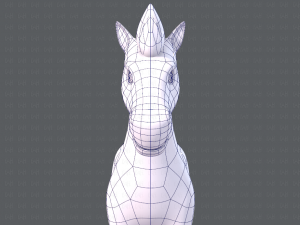 horse v01 3D Model
