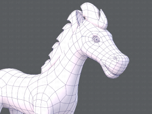 horse v01 3D Model