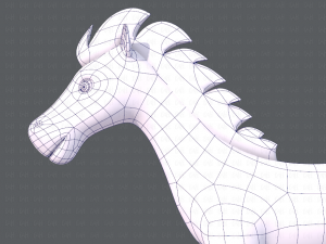 horse v01 3D Model