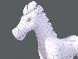 horse v01 3D Model