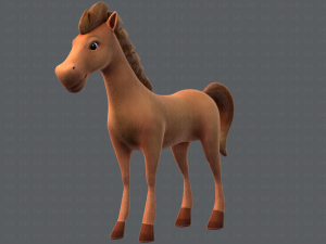 horse v01 3D Model