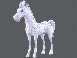 horse v01 3D Model