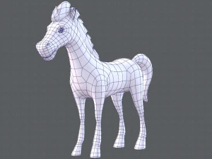 horse v01 3D Model