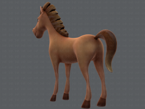 horse v01 3D Model