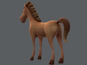 horse v01 3D Model