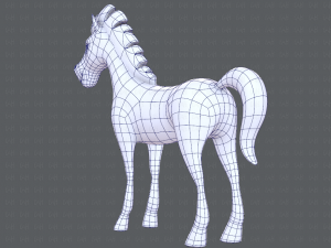 horse v01 3D Model