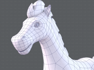 horse v01 3D Model