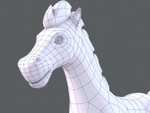 horse v01 3D Model