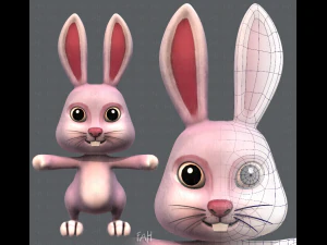 lapin v01 Modèle 3D