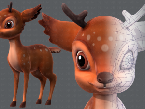 deer v01 3D Model