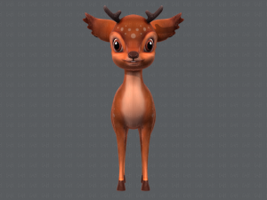 deer v01 Modello 3D