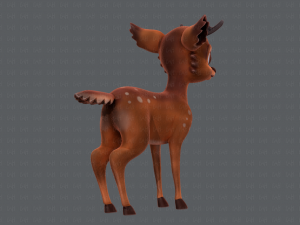 deer v01 Modello 3D