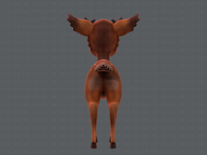 deer v01 Modello 3D
