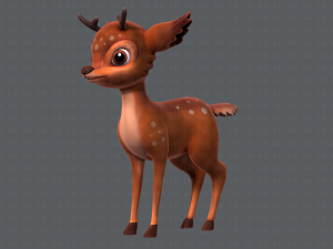 deer v01 Modello 3D