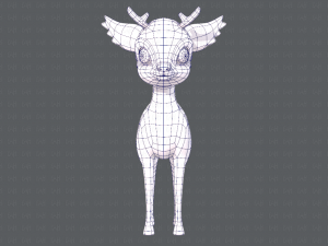 deer v01 Modello 3D