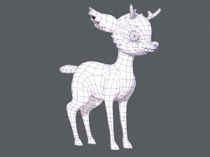 deer v01 Modello 3D