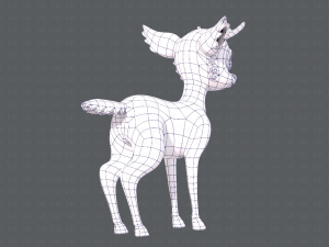 deer v01 Modello 3D
