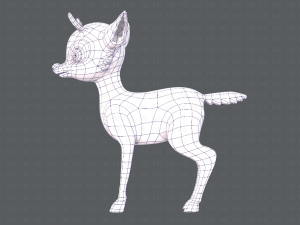 deer v01 Modello 3D