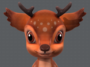 deer v01 Modello 3D