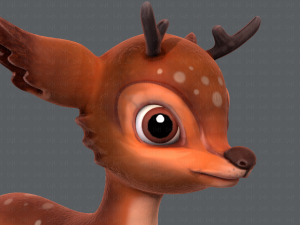 deer v01 Modello 3D